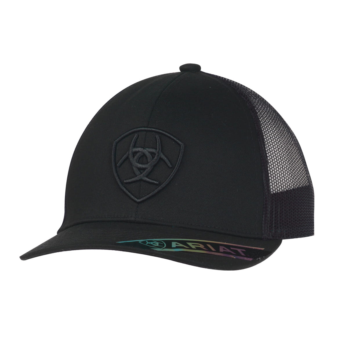 Ariat Black on Black Shield Logo Cap