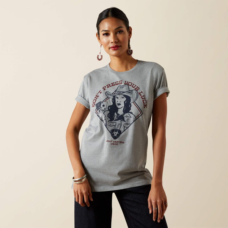 Ariat Womens Don't Press Your Luck T-Shirt