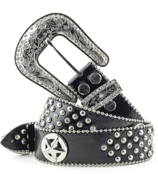 Westerngürtel BlingBling black