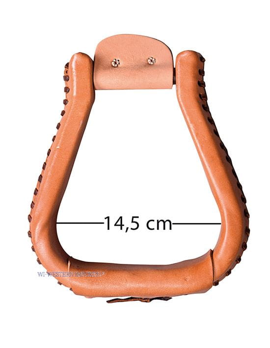 Leder Steigbügel XL