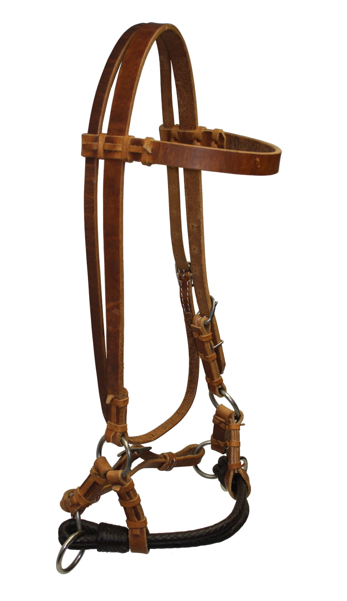 Side Pull  Softie Braided Double Noseband