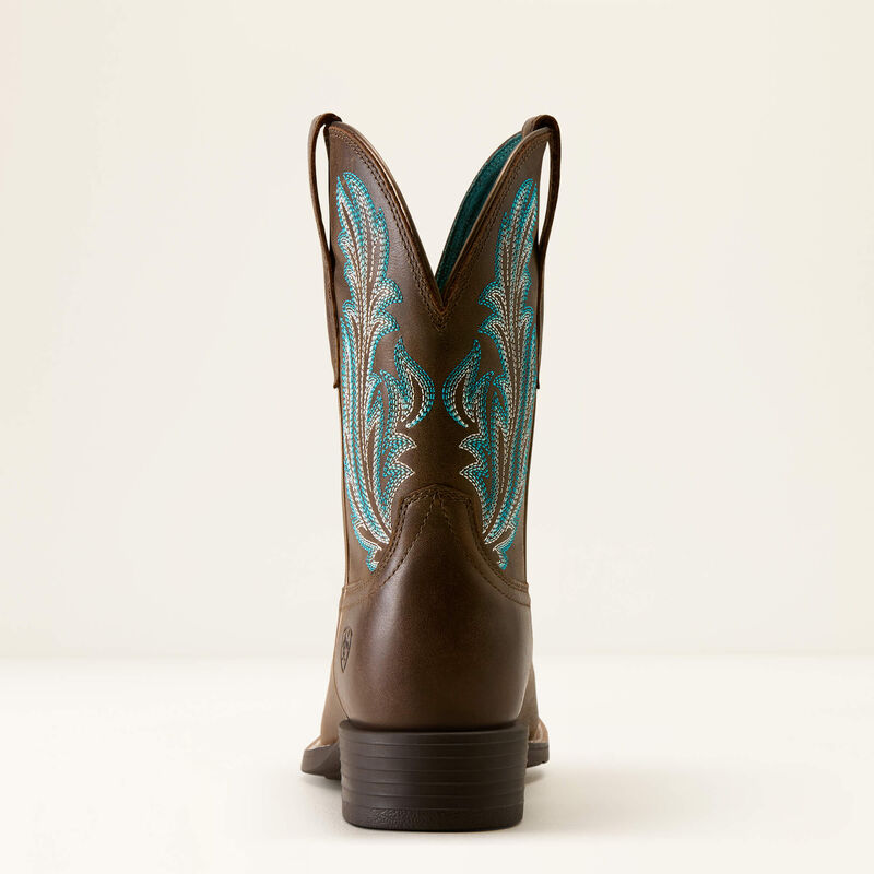Ariat Womens Round Up Filly Wide Square Toe Western Boot