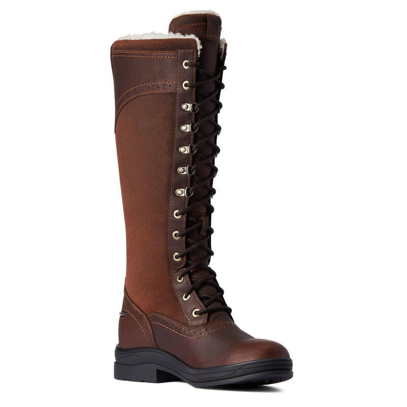 Ariat Womens Wythburn Tall II H2O Boot dark brown