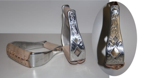 Show Cut Out Diamonds Alu-Steigbügel