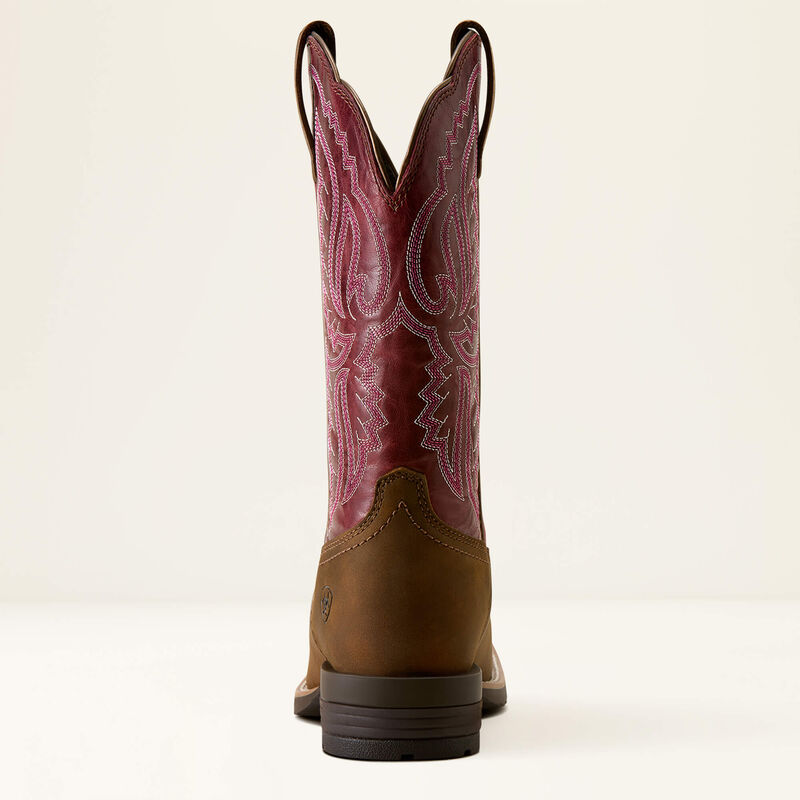 Ariat Womens Hybrid Ranchwork Wide Square Toe Western Boot