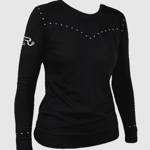 Ranchgirls Langarm Shirt MONIKA black