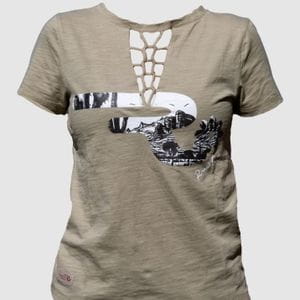 Ranchgirls T-Shirt LILY soft khaki