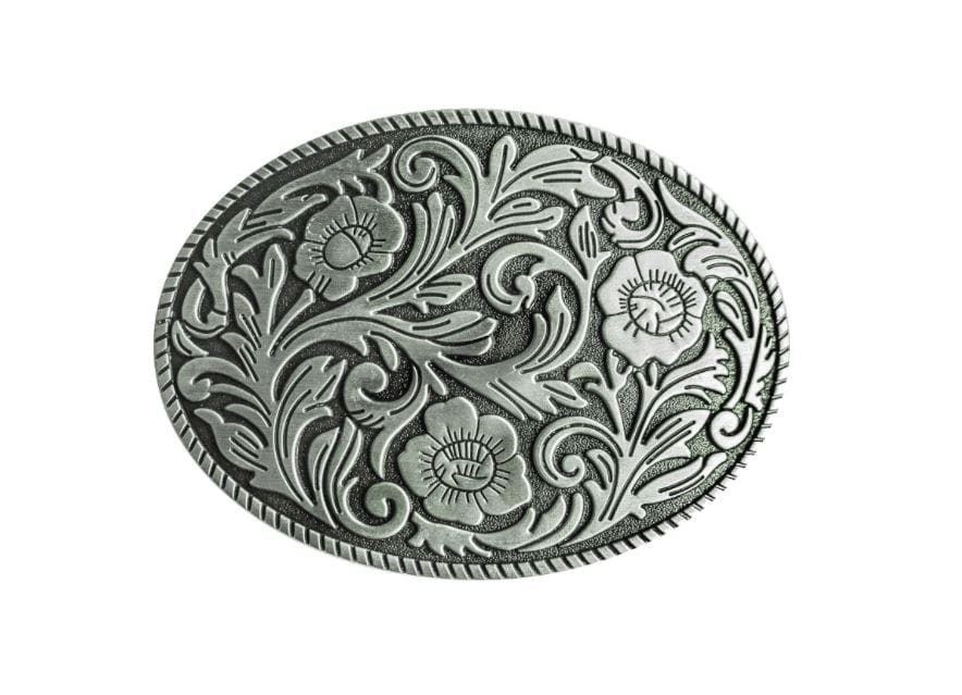 Stars&Stripes Buckle Floral silver
