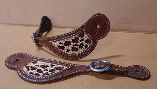 Cattleman's Sporenriemen Leopard