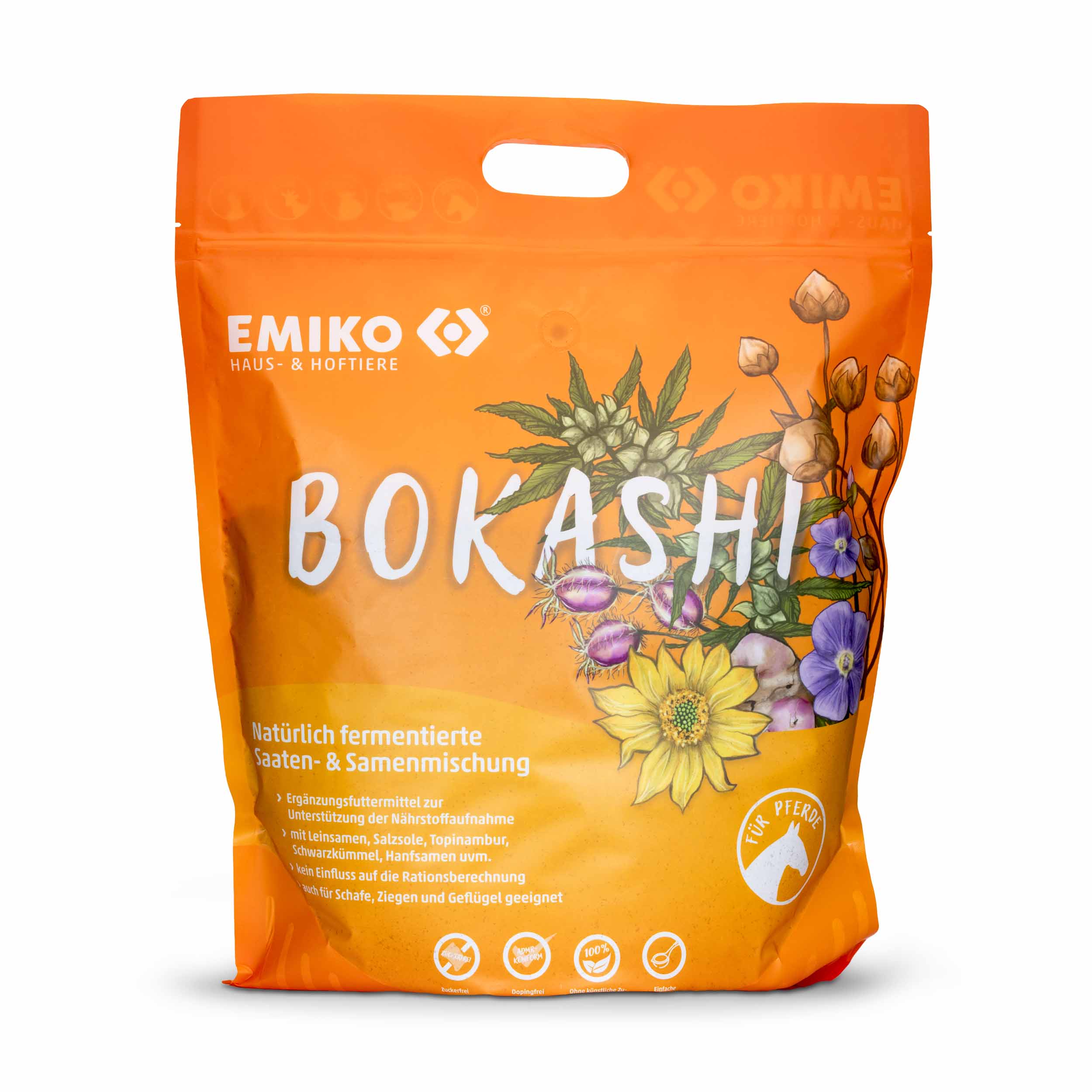 EMIKO Haus- & Hoftier HorseCare Bokashi 4 KG