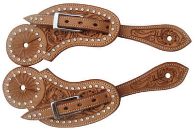 Sporenriemen BlingBling mit Rhinestones