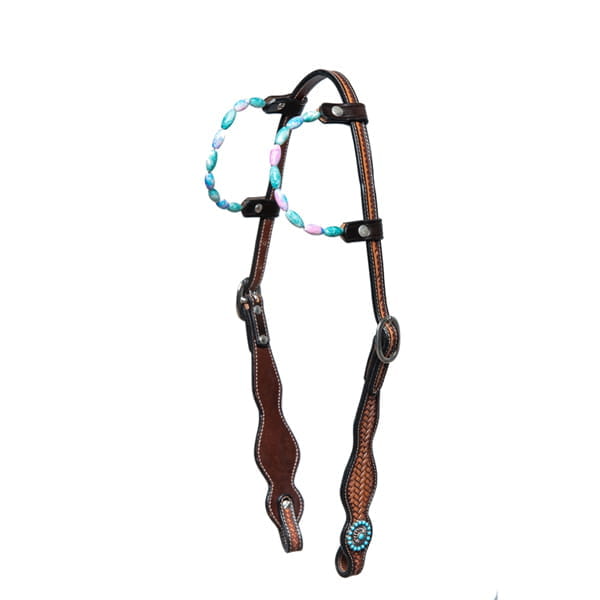 Zweiohr Kopfstück Turquoise Gemstones