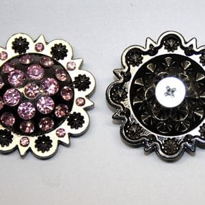 Colorfull Line Concho rosa/pink 1 3/8"