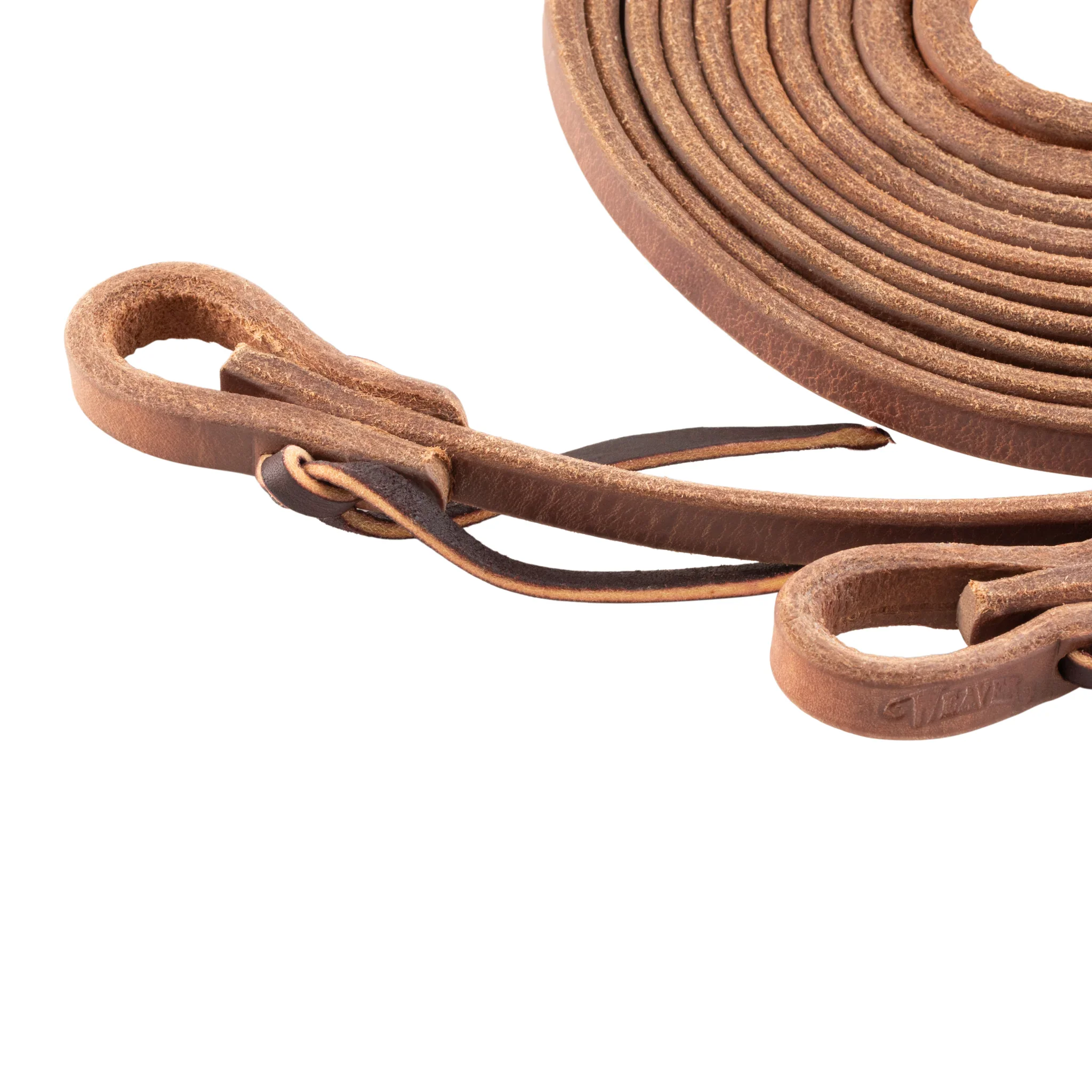 Weaver 1/2" Oiled Extra Heavy Harness Split Reins 8'