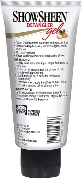 Absorbine Show Sheen Detangler Gel 118ml