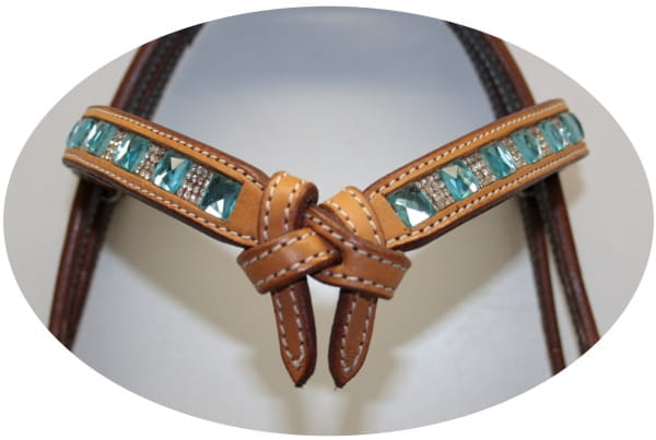 Futurity Showkopfstück Crystal turquoise