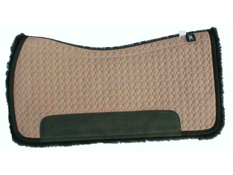 Mattes Square Pad Lammfell Westernpad