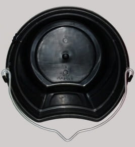 Wassereimer Flatback für Turnier und Stall