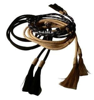 Rope Split Reins mit Rawhide und Horsehair-Tassels