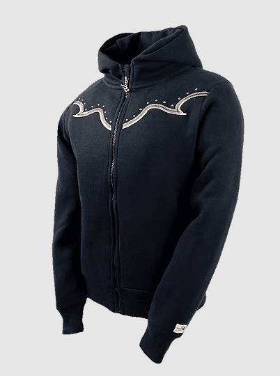 Ranchgirls Hooded Sweat Jacket WENDY black