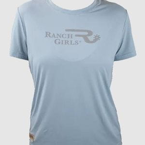 Ranchgirls T-Shirt FRIDA smoke blue