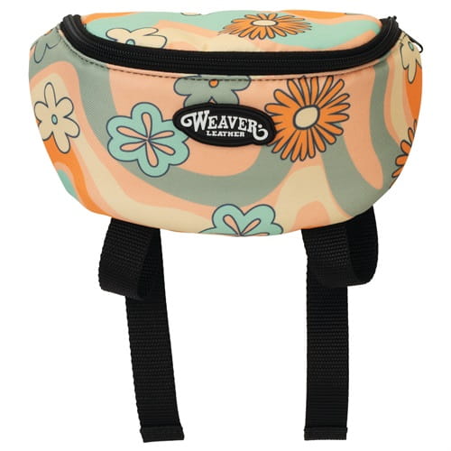 Weaver Saddle Pouch Summer Retro Flower