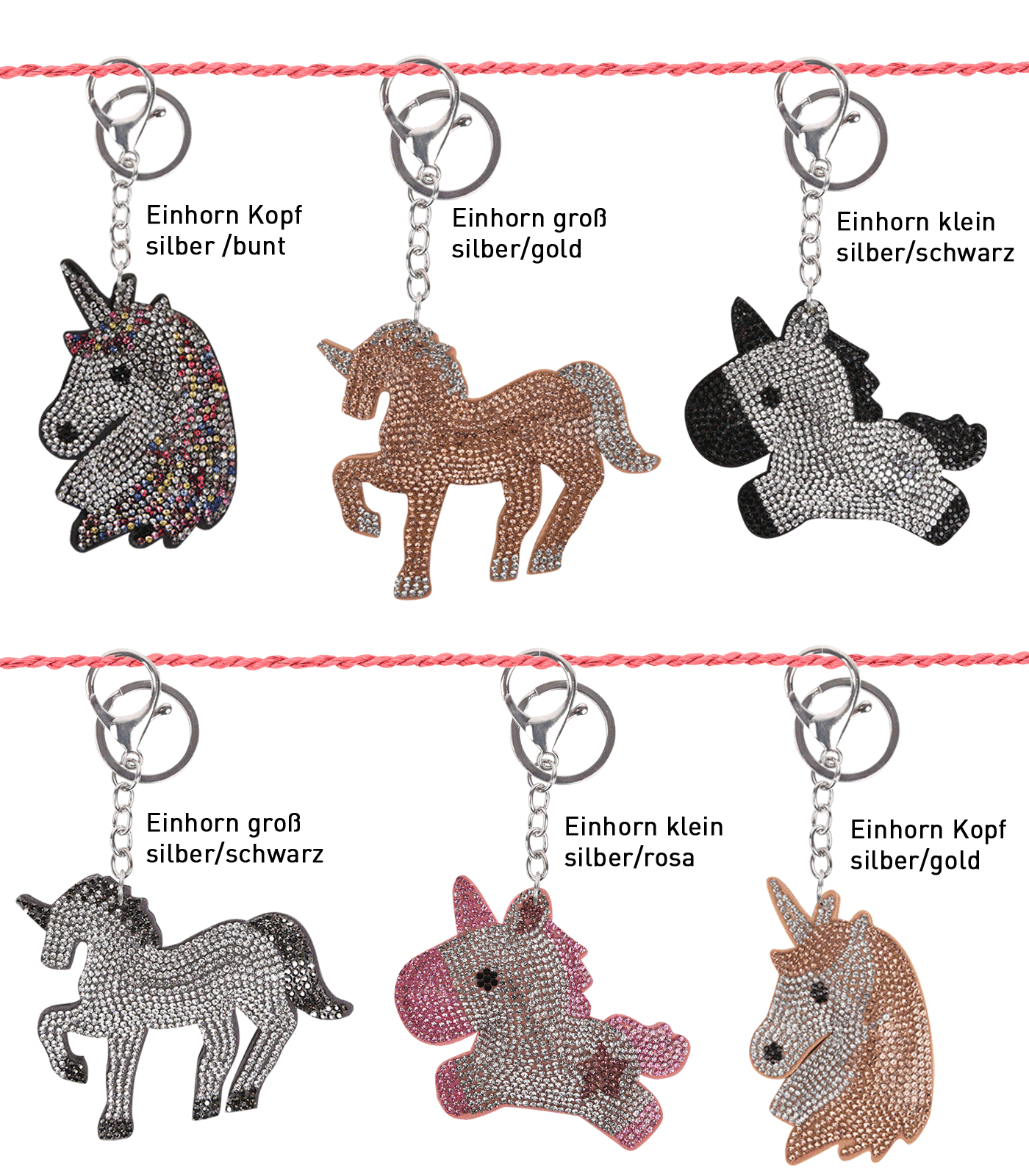 Schlüsselanhänger Einhorn