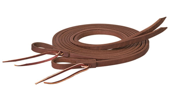 Weaver 5/8" Oiled Extra Heavy Harness Split Reins 8'