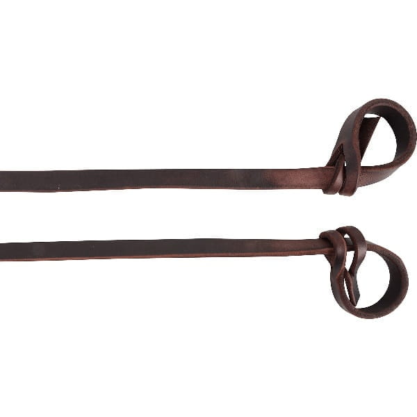 Latigo Split Reins with Loops 5/8"