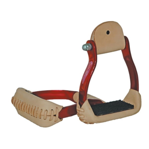 Metalab Colored Aluminium Barrel Steigbügel mit Antirutsch Trittfläche