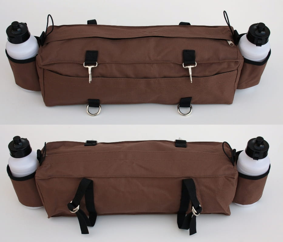 Cantle Bag mit 2 Trinkflaschen