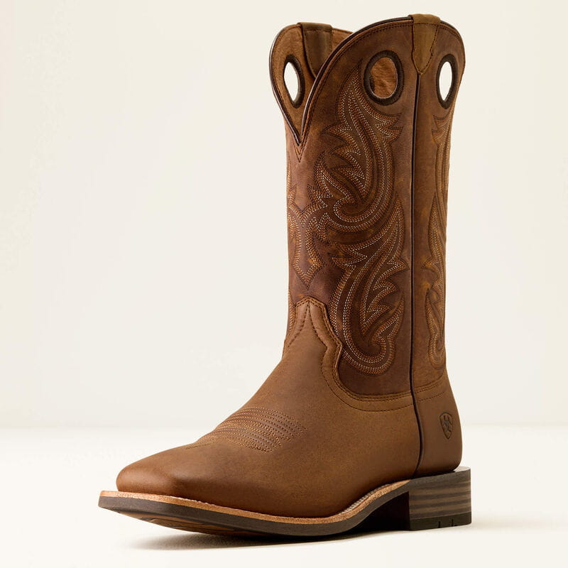Ariat Mens Highland Toughstock Wide Square Toe Cowboy Boot