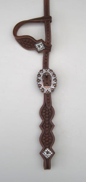 Zweiohr Kopfstück SN Antique Copper Dots