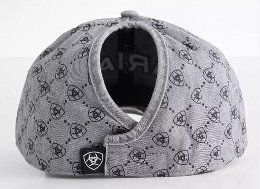 Ariat Womens Ponyflo Patterned Cap grey