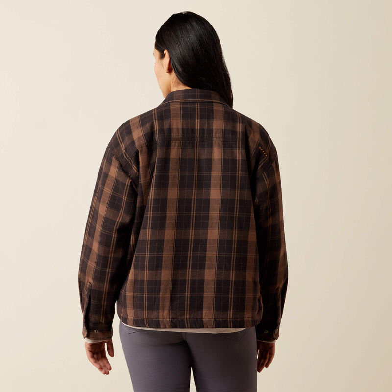 Ariat Womens Rebar Flannel Insulated Shirt Jacket