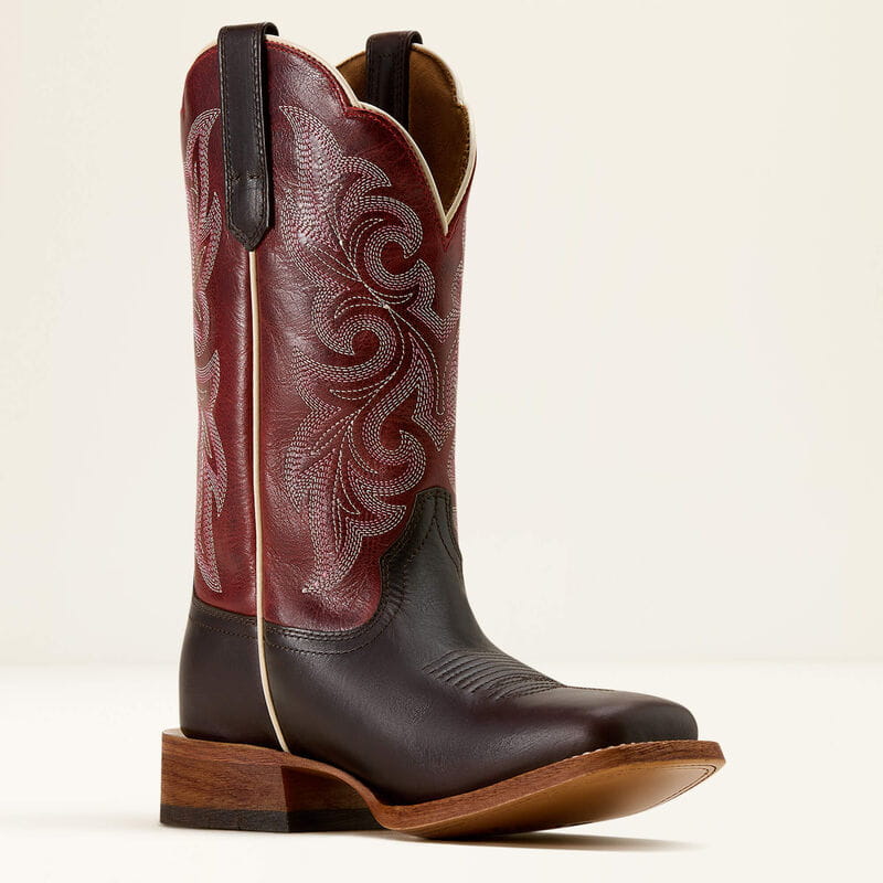 Ariat Womens County Lane Wide Square Toe Western Boot