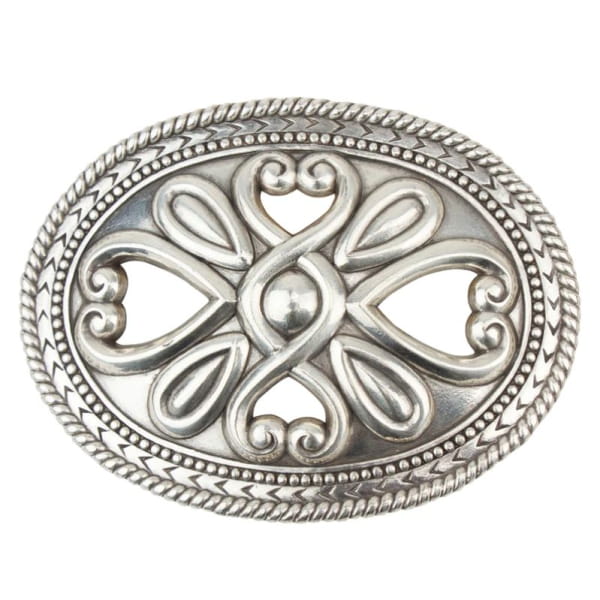 ILC Belt Buckle Oval Filigree