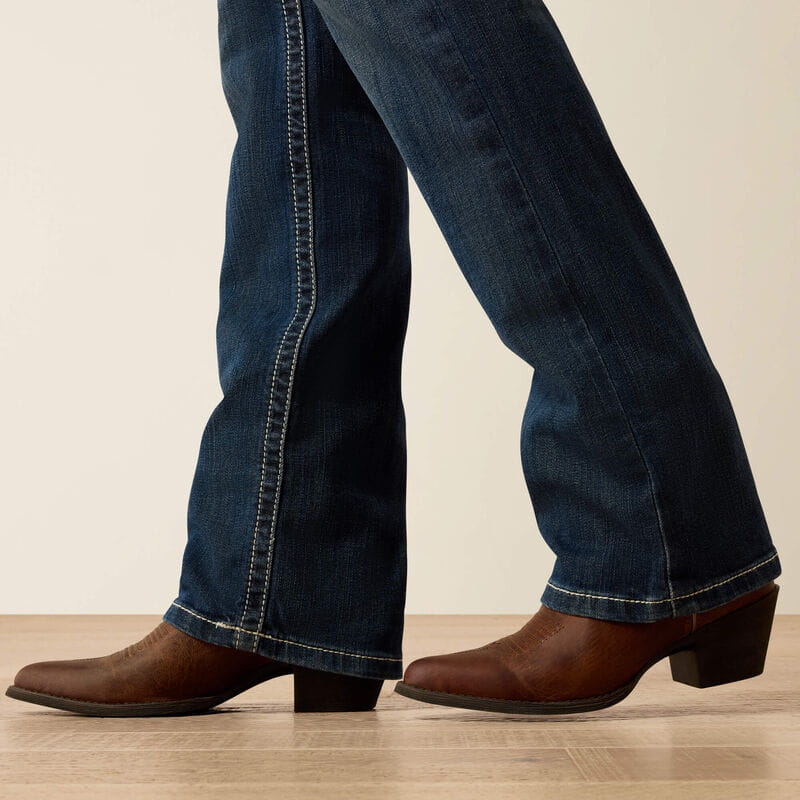 Ariat Womens Mid Rise Ivy Straight Leg Jeans