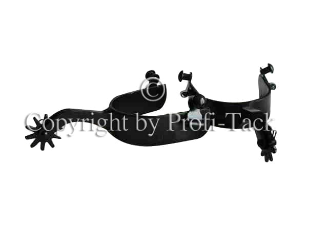 Trainings Sporen Black-Steel