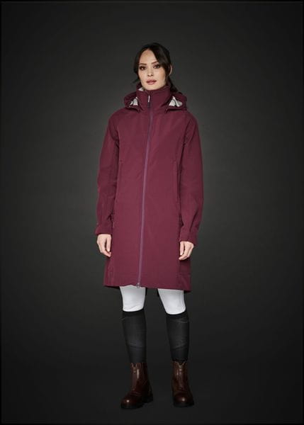 Mountain Horse Softshell Parka Stella Burgundy