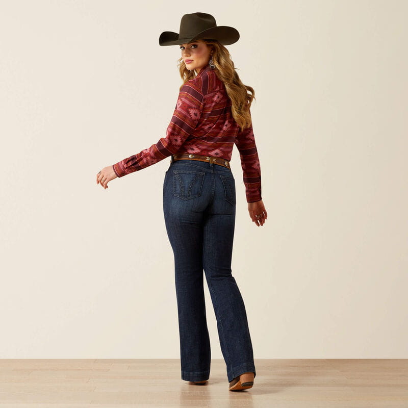 Ariat Womens High Rise Frazey Slim Trouser Jeans