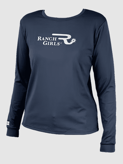 Ranchgirls Long Sleeve Shirt SABRINA denim blue