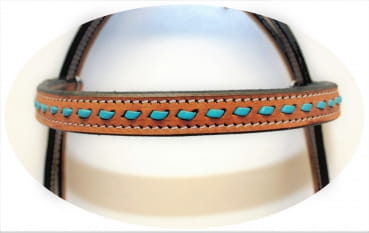 Browband Kopfstück Turquoise Dream