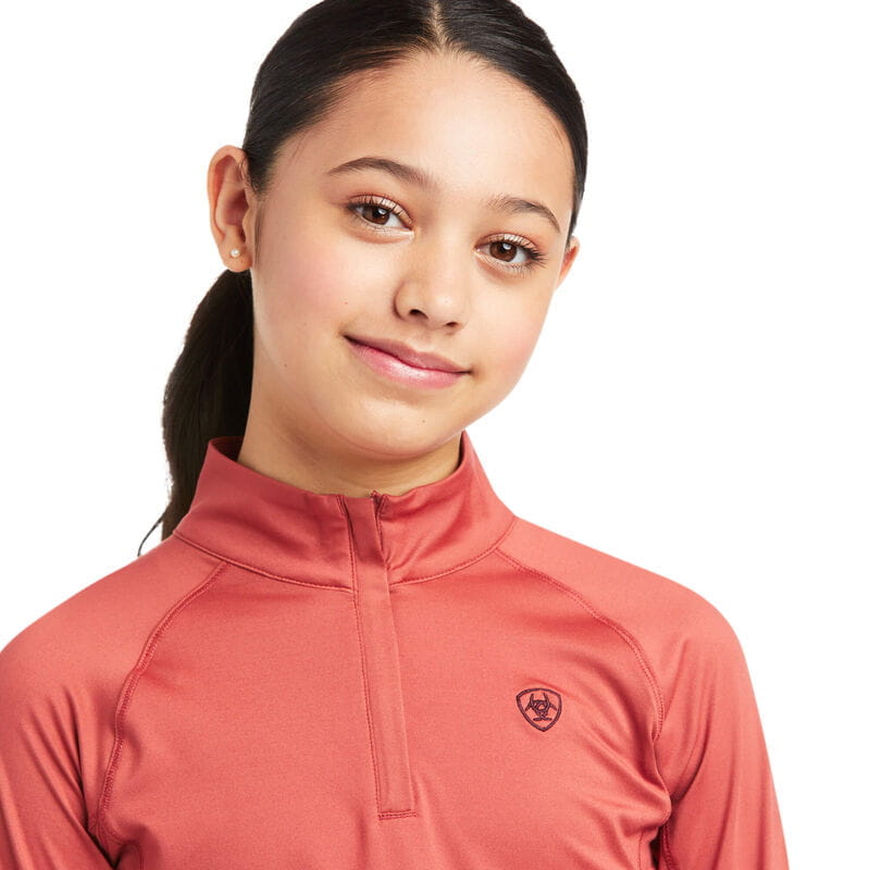 Ariat Youth Lowell 2.0 1/4 Zip Baselayer masala