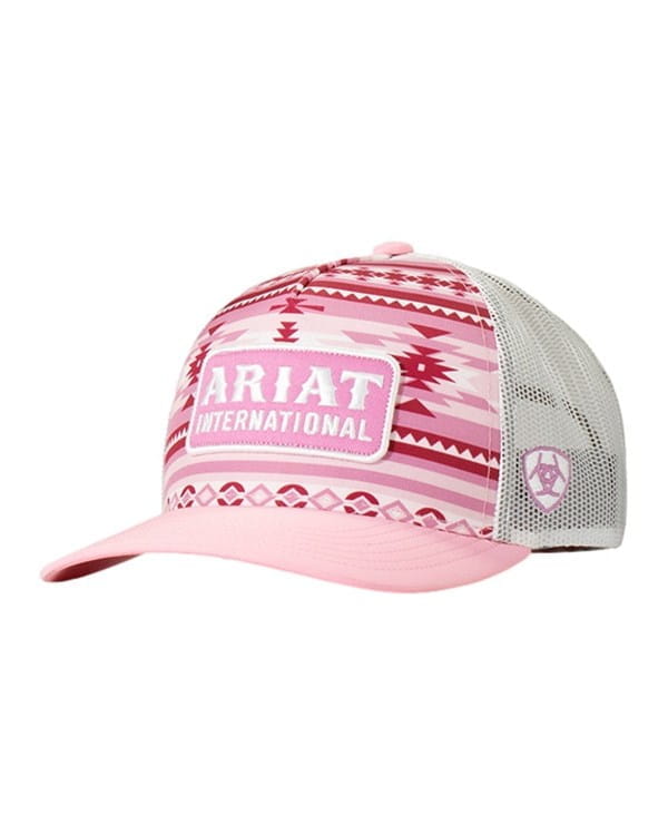 Ariat Womens Pink Southwest Cap