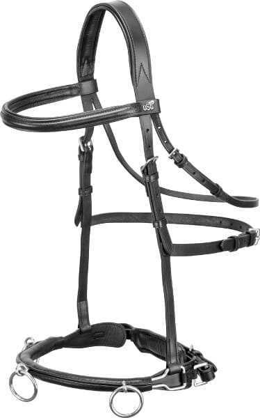 Kappzaum Leder rund genäht