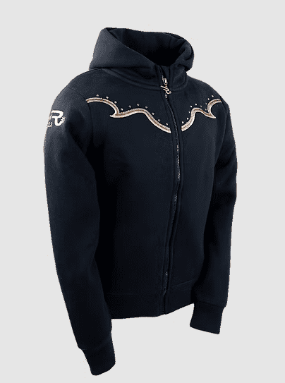 Ranchgirls Hooded Sweat Jacket WENDY black