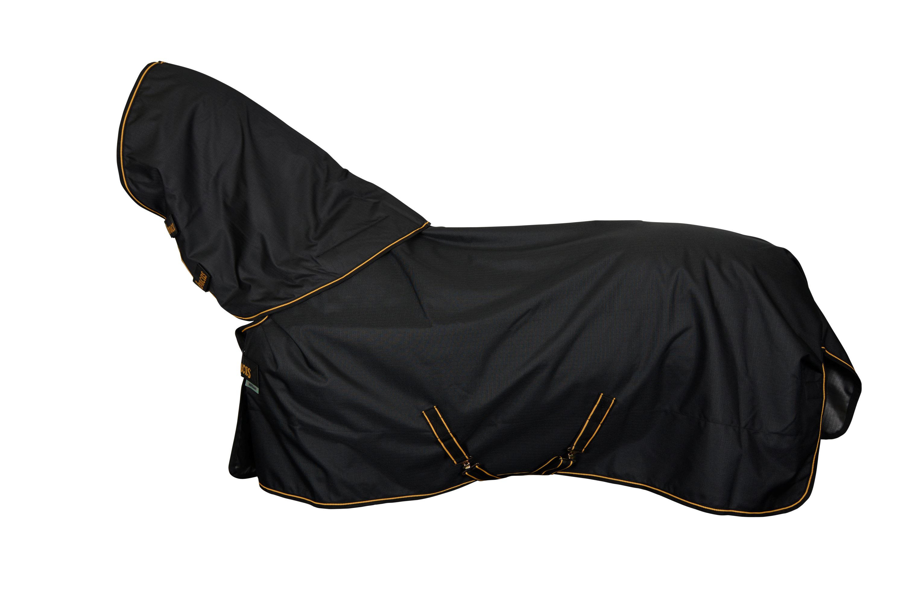 Bucas Irish Turnout 150G + Halsteil black/gold