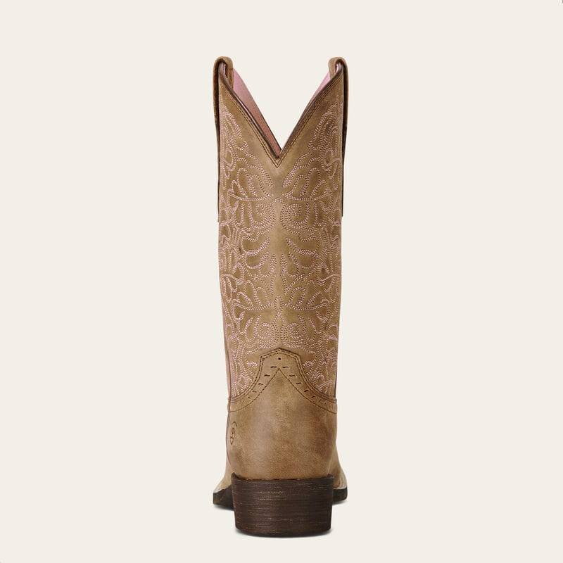 Ariat Womens Round Up Remuda Wide Square Toe brown 