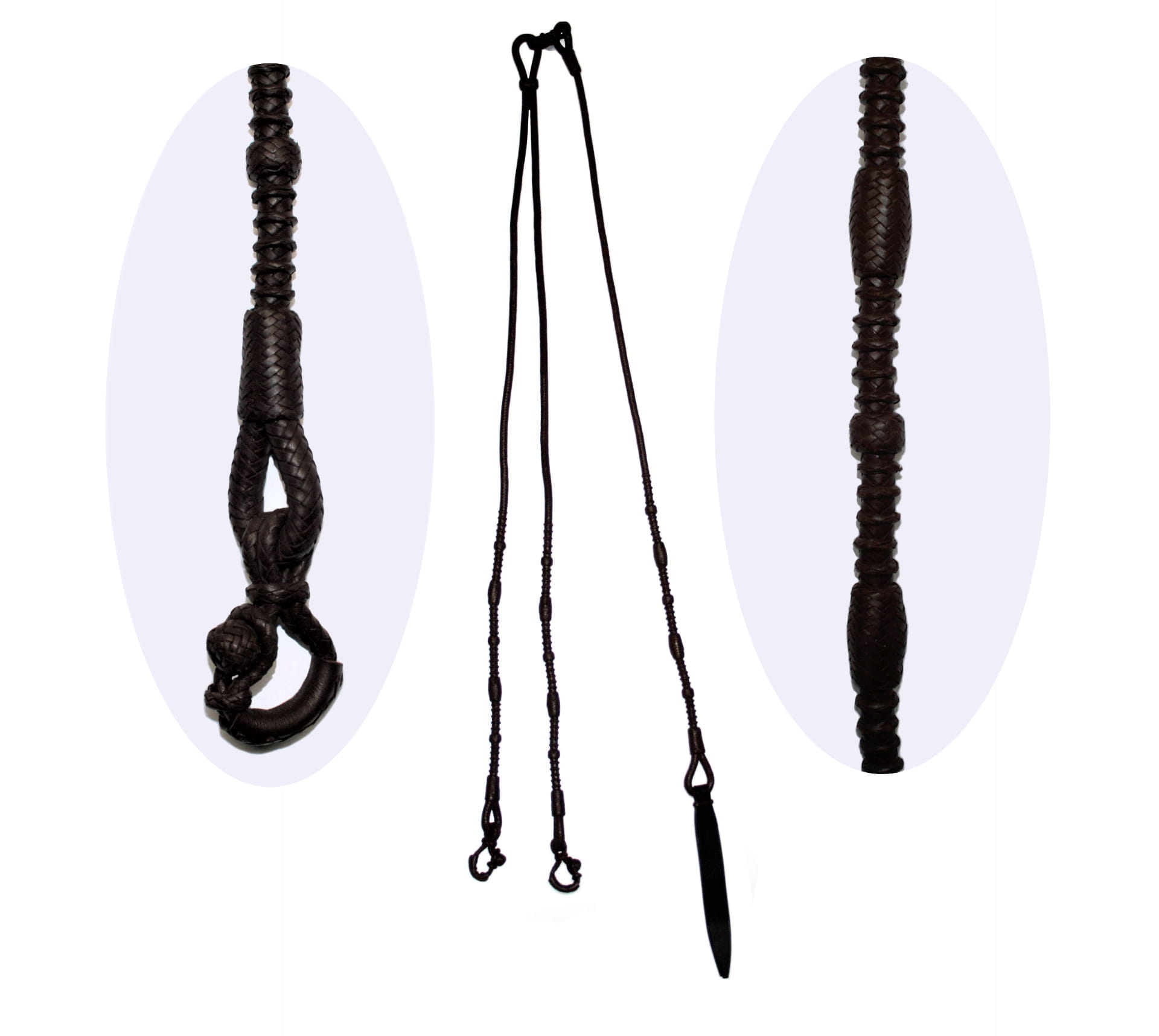 Romal Reins dark brown choco